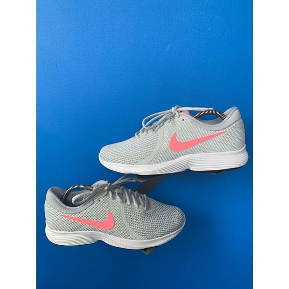 Nike Womens Revolution 4 AH8799-016 Gray Running Shoes Sneakers Size 9.5 W - Picture 2 of 6